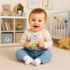 LEAN TOYS Juguete musical piano de gato educativo para niños pequeños melodías y sonidos