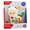 LEAN TOYS Juguete sensorial para niños pequeños llama con cordones y cuentas pop-it