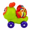 LEAN TOYS Juguete interactivo sensorial de coche abeja para niños pequeños verde
