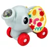 LEAN TOYS Juguete interactivo sensorial de coche elefante para niños pequeños gris