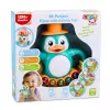 LEAN TOYS Juguete interactivo pingüino piano tambor cuentas pelota sonajero