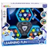 LEAN TOYS Juego arcade Whack-A-Mole criaturas para 3 jugadores, 3 modos, martillos luminosos