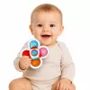 LEAN TOYS Juguete para niños pequeños spinners sensoriales con ventosa pop-it multicolor 3 uds.