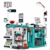 LEAN TOYS Gran set de médico con camilla, luz y sonido, accesorios, 77 piezas