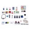LEAN TOYS Gran set de médico con camilla, luz y sonido, accesorios, 77 piezas