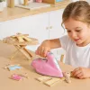 LEAN TOYS Set de plancha con plancha con vibración, luz y efectos de sonido