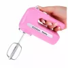 LEAN TOYS Set de cocina máquina de gofres batidora con accesorios intercambiables luces sonidos rosa