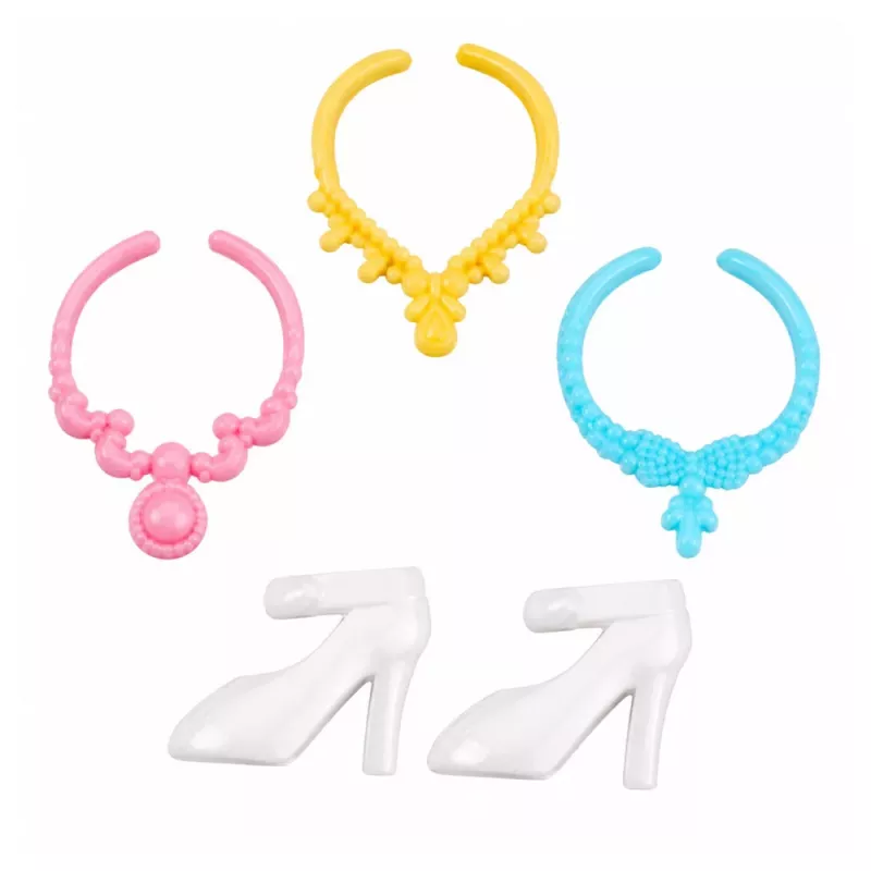LEAN TOYS Muñeca Anlily sobre un caballo blanco princesa con vestido azul accesorios