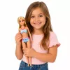 LEAN TOYS Muñeca Anlily en la piscina con tobogán palmera accesorios de playa set