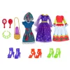 LEAN TOYS Muñeca Anlily Weird con disfraces de fantasía, vestidos, accesorios, zapatos