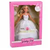 LEAN TOYS Muñeca Anlily novia con vestido de novia blanco con set de accesorios de encaje