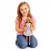 LEAN TOYS Muñeca Anlily con perro, vestido de flores, bolso, snacks, set de accesorios