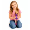 LEAN TOYS Muñeca Anlily fashion con vestido lila con auriculares y set de accesorios