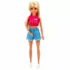 LEAN TOYS Muñeca Anlily con conjunto deportivo con mancuernas, botella de agua, bolso, set de accesorios