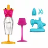 LEAN TOYS Anlily diseñadora de ropa modista máquina de coser maniquí muñeca set