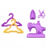 LEAN TOYS Anlily set de accesorios de máquina de coser diseñadora de muñecas vestibles
