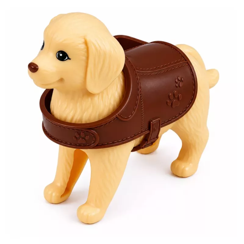 LEAN TOYS Anlily set de accesorios de cuidado de perro grande y cachorro muñeca