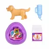 LEAN TOYS Muñeca Anlily con mascota perro accesorios set de cama