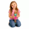 LEAN TOYS Muñeca Anlily con transportín de mascota gatito gris set de accesorios
