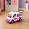 LEAN TOYS Muñeca Anlily doctora en ambulancia set de accesorios médicos