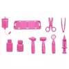 LEAN TOYS Muñeca Anlily doctora en ambulancia set de accesorios médicos