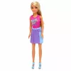 LEAN TOYS Muñeca Anlily con perro blanco con collar, cama y set de accesorios