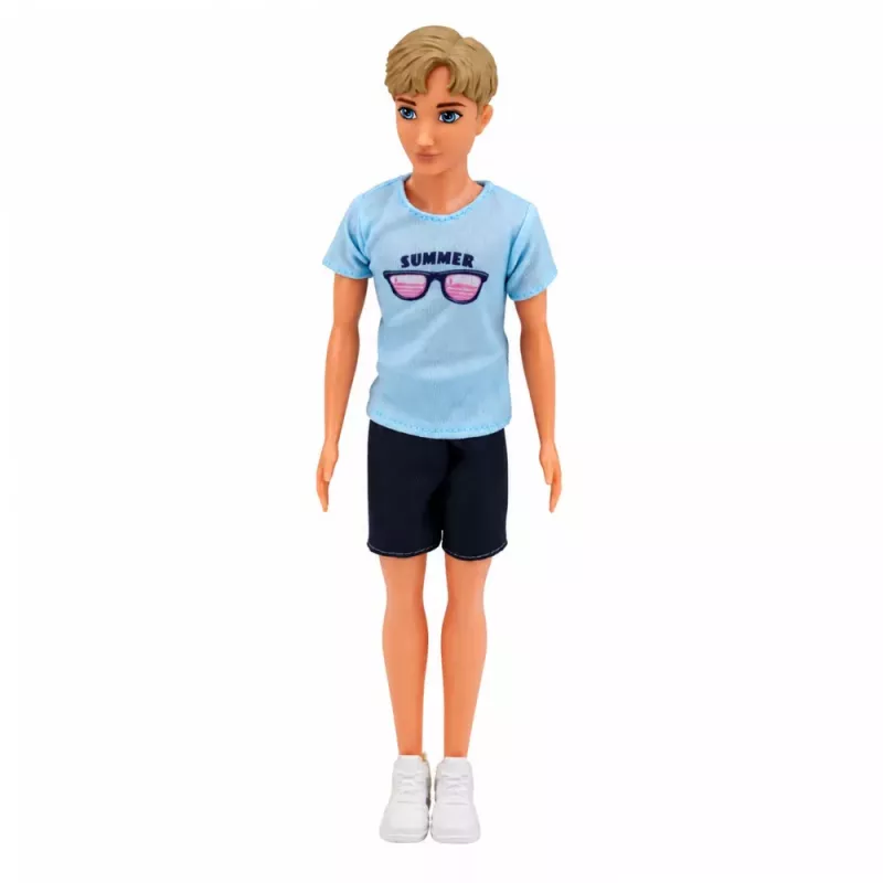 LEAN TOYS Set de muñecas Anlily familia niños picnic accesorios comida