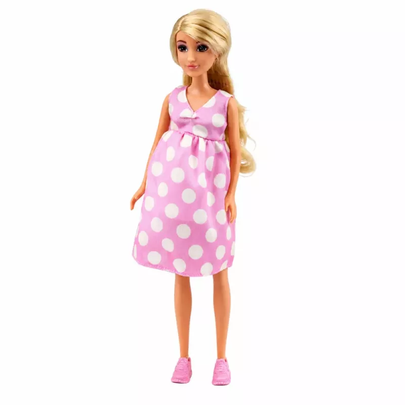 LEAN TOYS Muñecas Anlily familia en supermercado tienda muñeca embarazada set de accesorios