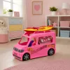 LEAN TOYS Muñeca viajera con caravana y accesorios de kayak, efectos de luz y sonido, set