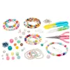 LEAN TOYS Set de creación de joyas en maletín - 1000 piezas cuentas, colgantes, letras