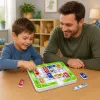 LEAN TOYS Juego de puzle magnético coches magnéticos 15 vehículos 60 tarjetas tablero