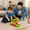 LEAN TOYS Tren magnético con tren eléctrico construcción creativa 3D 67 piezas
