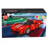 LEAN TOYS Bloques de construcción coche deportivo coche de carreras vitrina rojo 364 piezas