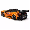 LEAN TOYS Bloques de construcción coche deportivo naranja vitrina 423 uds.