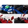 LEAN TOYS Bloques de construcción coche deportivo GT2016 coche de carreras vitrina 347 piezas