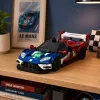 LEAN TOYS Bloques de construcción coche deportivo GT2016 coche de carreras vitrina 347 piezas