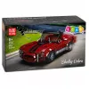 LEAN TOYS Bloques de construcción coche clásico S.Cobra rojo vitrina 391 uds.