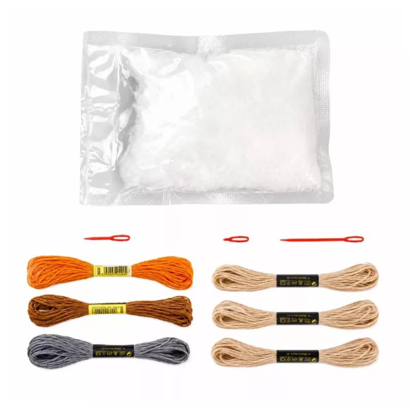LEAN TOYS Set creativo de peluches para coser de fieltro animales del bosque DIY 6 uds.