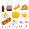 LEAN TOYS Set de manualidades creativo: desayuno decorativo squishy DIY