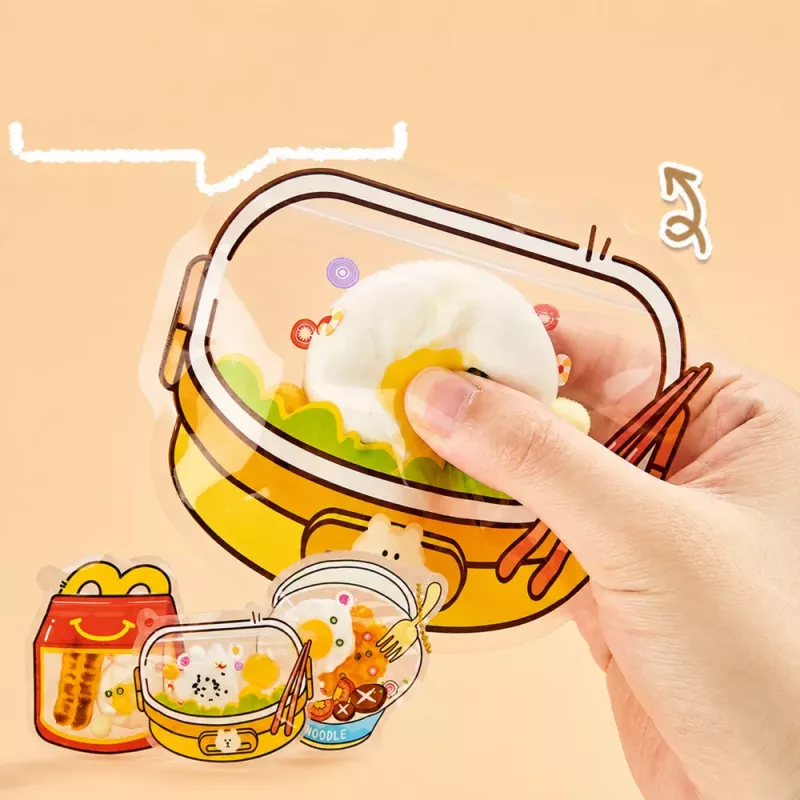 LEAN TOYS Set de manualidades creativo: desayuno decorativo squishy DIY