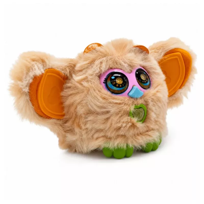 LEAN TOYS Genie Pets criatura interactiva con luces y sonidos colgante beige