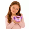 LEAN TOYS Genie Pets criatura interactiva con luces y sonidos colgante morado