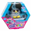 LEAN TOYS Genie Pets criatura interactiva con luces y sonidos colgante gris