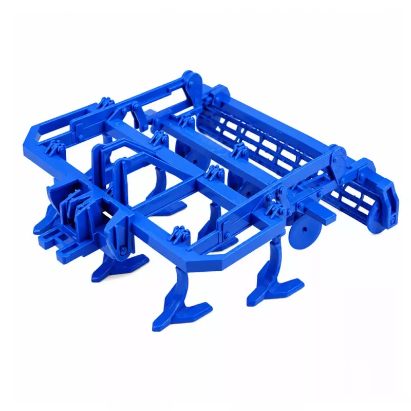 LEAN TOYS Set agrícola tractor con pinza para balas remolque heno 1:24