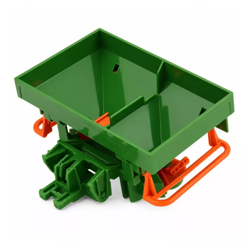 LEAN TOYS Set agrícola tractor con pinza para balas remolque heno 1:24