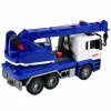 LEAN TOYS Camión grúa de construcción con luces y sonidos ajustables - azul