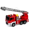 LEAN TOYS Camión de bomberos con escala giratoria, bomba de agua, luz y sonido