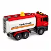 LEAN TOYS Camión cisterna sistema de agua manguera vertido de agua luces y sonidos rojo