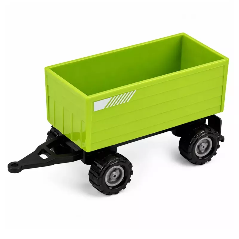 LEAN TOYS Set vehículos agrícolas tractor picadora transportador de madera 1:68 4 uds.