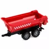 LEAN TOYS Set vehículos agrícolas tractor picadora remolque transporte 1:68 4 uds.